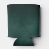 Rafraîchisseur Pour Canette Mariage élégant botanique vert émeraude et or (Dos)