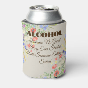 Rafraîchisseur Pour Canette Mariage Fleur Sauvage Huggie
