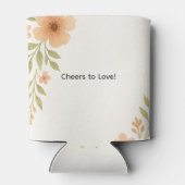 Rafraîchisseur Pour Canette Mariage Fleur sauvage rustique peut refroidir (Dos)