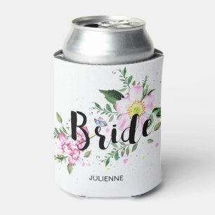 Rafraîchisseur Pour Canette Mariage Floral Aquarelle Mariage