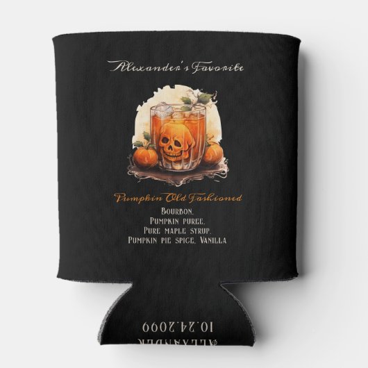 Rafraîchisseur Pour Canette Mariage gothique Whimsigoth Signature Boire Ses He (Dos)