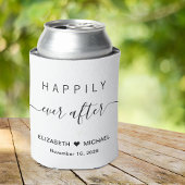 Rafraîchisseur Pour Canette Mariage Heureux Jamais après blanc