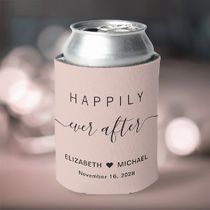 Rafraîchisseur Pour Canette Mariage Heureux Jamais Après Blush Rose