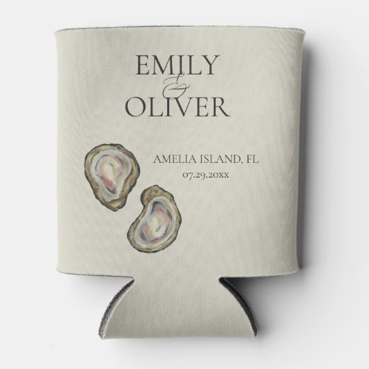 Rafraîchisseur Pour Canette Mariage Oyster Shells (Devant)