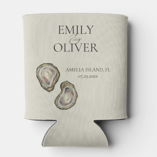 Rafraîchisseur Pour Canette Mariage Oyster Shells (Dos)