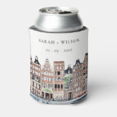 Rafraîchisseur Pour Canette Mariage paysager du canal néerlandais d'Amsterdam (Can Dos)