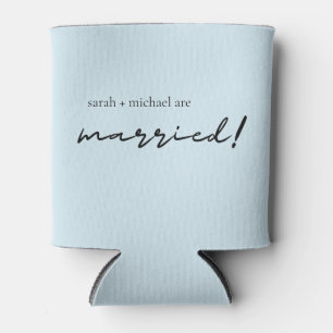 Rafraîchisseur Pour Canette Mariage Personnalisé Minimal Peut Rafraîchir, Fave