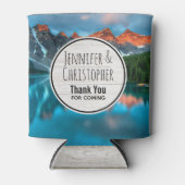 Rafraîchisseur Pour Canette Mariage photo pittoresque Mountain & Lake (Devant)