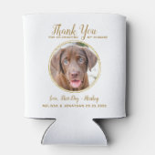 Rafraîchisseur Pour Canette Mariage pour animaux de compagnie Merci personnali (Dos)