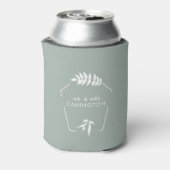 Rafraîchisseur Pour Canette Mariage Sage M. & Mme Can Cooler Favor (Can Dos)