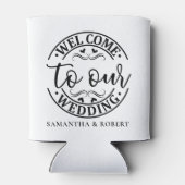 RAFRAÎCHISSEUR  POUR CANETTE MARIAGE SIMPLE ET BIENVENU (Dos)