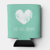 Rafraîchisseur Pour Canette Mariage vert menthe personnalisé élégant peut refr (Dos)