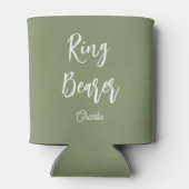 Rafraîchisseur Pour Canette Mariage vert Sage Bearer (Dos)