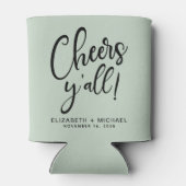 Rafraîchisseur Pour Canette Mariage vert Y'All Sage (Dos)