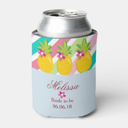 Rafraîchisseur Pour Canette Mariée à être des ananas (Can devant)