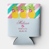 Rafraîchisseur Pour Canette Mariée à être des ananas (Devant)