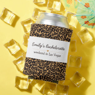 Rafraîchisseur Pour Canette Mariée Bachelorette Boujee Tendance Imprimé Léopar