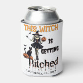 Rafraîchisseur Pour Canette Mariée d'Halloween Cette Sorcière se marie (Can devant)