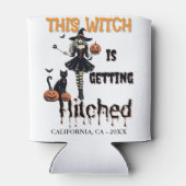 Rafraîchisseur Pour Canette Mariée d'Halloween Cette Sorcière se marie (Dos)