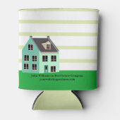 Rafraîchisseur Pour Canette Marketing immobilier Open House Custom Green (Devant)