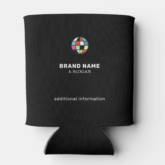 Rafraîchisseur Pour Canette marque nom commercial promo noir (Dos)