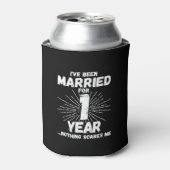 Rafraîchisseur Pour Canette Married 1 Year Funny 1st Anniversary (Can devant)