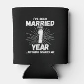 Rafraîchisseur Pour Canette Married 1 Year Funny 1st Anniversary (Dos)