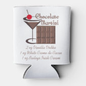 Rafraîchisseur Pour Canette Martini au chocolat (Devant)