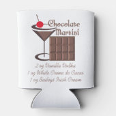 Rafraîchisseur Pour Canette Martini au chocolat (Dos)