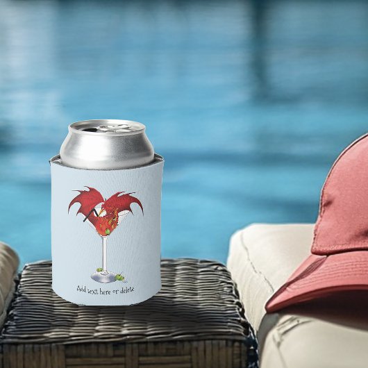 Rafraîchisseur Pour Canette Martini Imaginaire Red Dragon