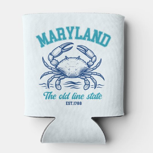 Rafraîchisseur Pour Canette Maryland Old Line State Crab Can Cooler (Dos)