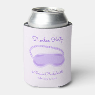Rafraîchisseur Pour Canette Masque de sommeil violet pour enterrement de vie d