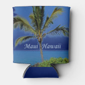 Rafraîchisseur Pour Canette Maui Hawaii Palm Tree Ocean Photographie (Devant)