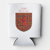 Rafraîchisseur Pour Canette McCall Tartan Scottish Plaid Lion Rampant (Devant)