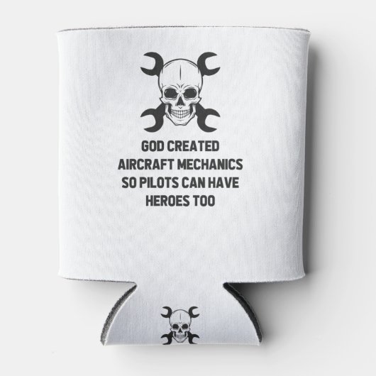 Rafraîchisseur Pour Canette Mécanicien d'aéronef Hero (Devant)