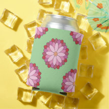 Médaillon asiatique rose pastel Floral