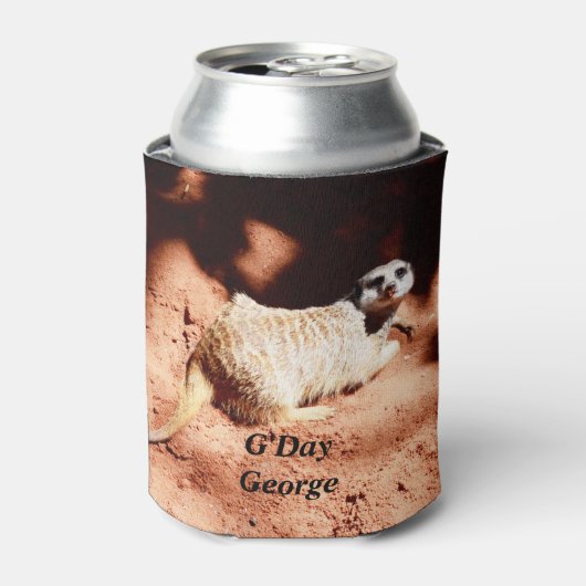 Rafraîchisseur Pour Canette Meerkat G'Day George, (Can devant)