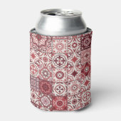Rafraîchisseur Pour Canette Mega Magnifique Motif marocain Patchwork (Can devant)