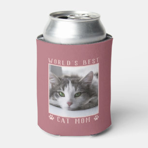 Rafraîchisseur Pour Canette Meilleur Chat Mondial Maman Empreintes de pattes P