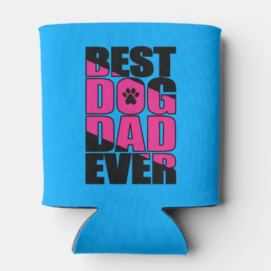 Rafraîchisseur Pour Canette Meilleur Chien Papa Jamais Peut Se Rafraîchir (Dos)