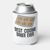 Rafraîchisseur Pour Canette Meilleur Cookie Baker Jamais Baking Cadeau (Can Dos)
