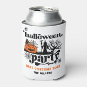 Rafraîchisseur Pour Canette Meilleur Costume Retro Halloween Fête Invitation (Can devant)