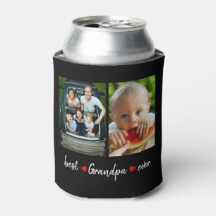 Rafraîchisseur Pour Canette Meilleur Grand-Père Jamais Noir 4 Photo Personnali