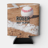 Rafraîchisseur Pour Canette Meilleur joueur de baseball | Sport (Devant)