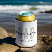 Rafraîchisseur Pour Canette Meilleur Papa depuis 20XX Moderne Simple Preppy