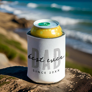 Rafraîchisseur Pour Canette Meilleur Papa depuis 20XX Moderne Simple Preppy