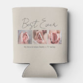 Rafraîchisseur Pour Canette Meilleur papa jamais garder Multi Photo (Dos)