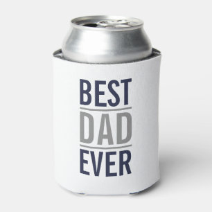 Rafraîchisseur Pour Canette Meilleur papa jamais Marine bleu moderne