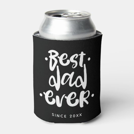 Rafraîchisseur Pour Canette Meilleur papa Jamais Photo Collage Cadeau pour pap (Can devant)