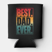 RAFRAÎCHISSEUR  POUR CANETTE MEILLEUR PAPA JAMAIS TYPOGRAPHIE (Devant)